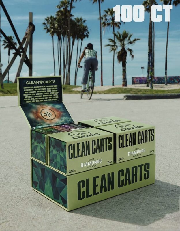 Clean Carts Spring Green Disposable